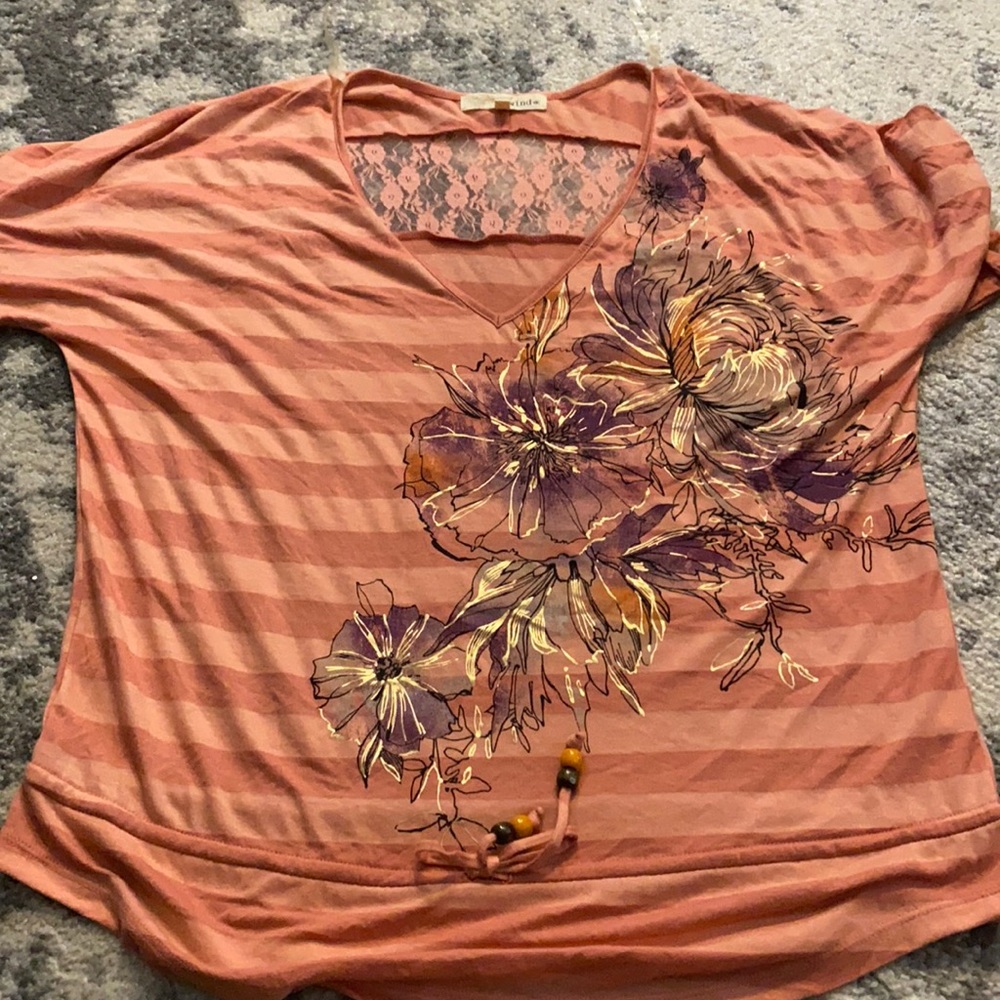 Rewind striped top